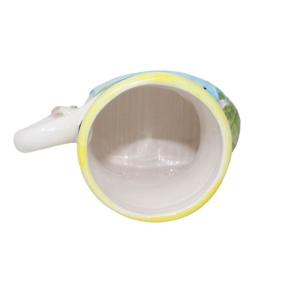 Vintage 1992 Fisherman Boot Coffee Mug Fishing Pole Handle E&B Giftware Company - Picture 9 of 10